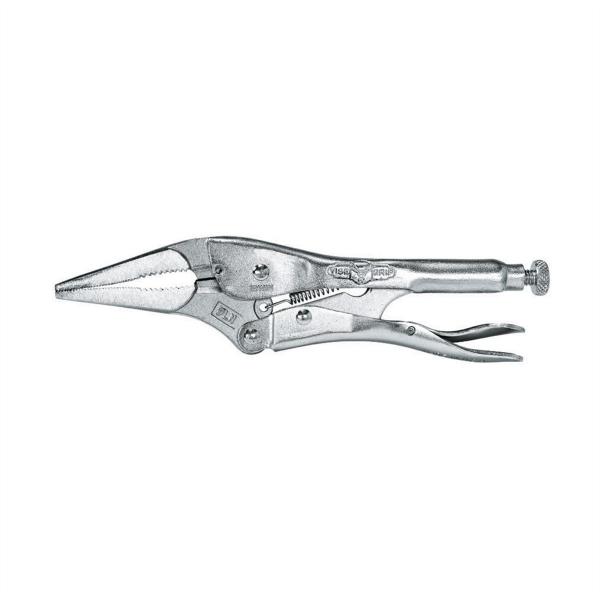 Long Nose Locking Pliers with Wire Cutter